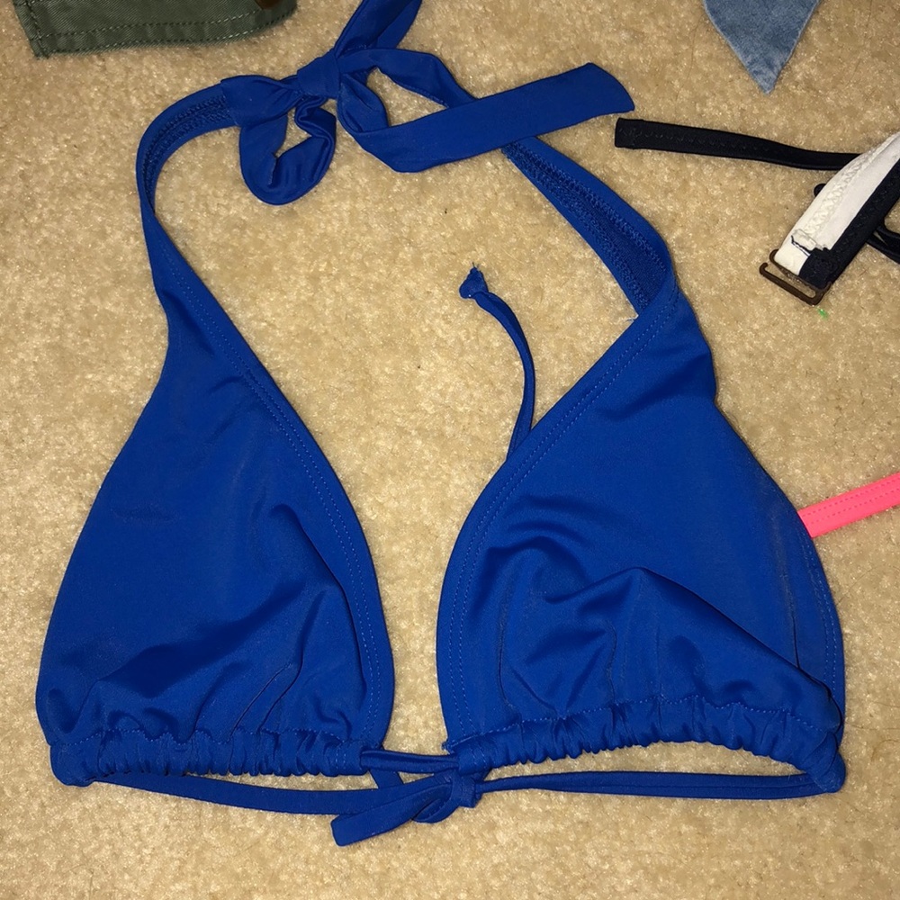 Royal blue bikini top